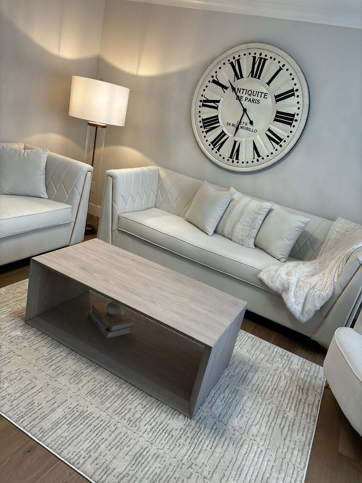 Modern Sectional with Diamond Quilting